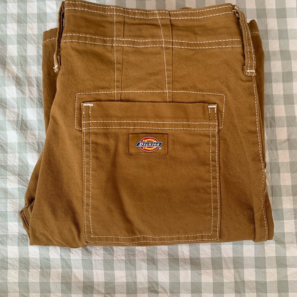 Dickies Brown Cargo Work Pants in Brown Duck